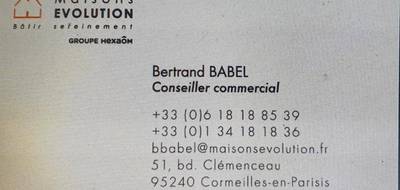 Terrain à Nanteuil-le-Haudouin en Oise (60) de 800 m² à vendre au prix de 110000€ - 2