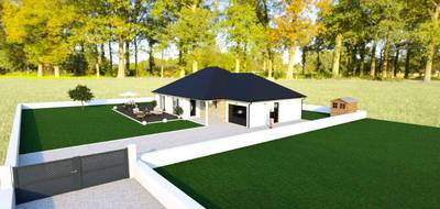 Terrain et maison à Moulins-en-Bessin en Calvados (14) de 110 m² à vendre au prix de 255500€ - 2
