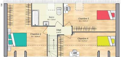 Terrain et maison à Louvres en Val-d'Oise (95) de 90 m² à vendre au prix de 330000€ - 3