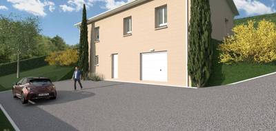 Terrain et maison à Val d'Oingt en Rhône (69) de 89 m² à vendre au prix de 377900€ - 1