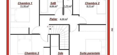 Terrain et maison à Nanterre en Hauts-de-Seine (92) de 125 m² à vendre au prix de 1029000€ - 4