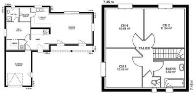 Terrain et maison à Rurey en Doubs (25) de 135 m² à vendre au prix de 230134€ - 4