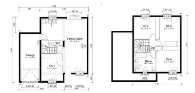 Terrain et maison à Mogneneins en Ain (01) de 91 m² à vendre au prix de 261900€ - 2