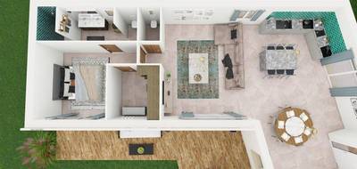 Terrain et maison à Le Luc en Var (83) de 148 m² à vendre au prix de 459000€ - 3