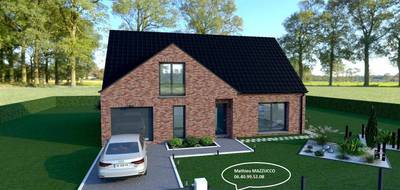 Terrain et maison à Abancourt en Nord (59) de 150 m² à vendre au prix de 321823€ - 3