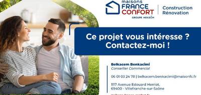 Terrain à Quincieux en Rhône (69) de 500 m² à vendre au prix de 159000€ - 1
