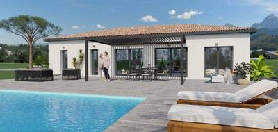 Terrain et maison à Veyras en Ardèche (07) de 124 m² à vendre au prix de 295000€ - 2