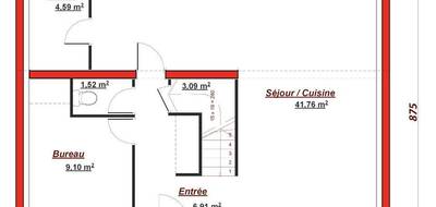 Terrain et maison à Antony en Hauts-de-Seine (92) de 110 m² à vendre au prix de 810900€ - 3