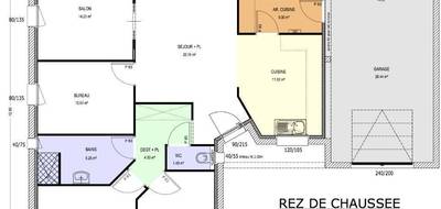 Terrain et maison à Rives-d'Autise en Vendée (85) de 95 m² à vendre au prix de 201450€ - 4
