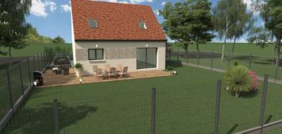 Terrain et maison à Thomery en Seine-et-Marne (77) de 90 m² à vendre au prix de 314000€ - 2