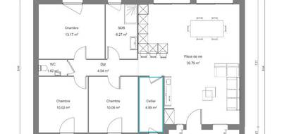 Terrain et maison à Vitry-en-Artois en Pas-de-Calais (62) de 90 m² à vendre au prix de 241000€ - 4