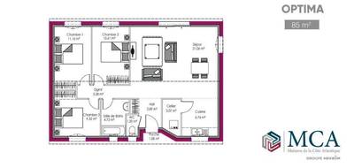 Terrain et maison à Taillebourg en Charente-Maritime (17) de 65 m² à vendre au prix de 166669€ - 3