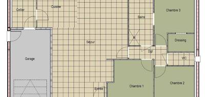 Terrain et maison à Ruaudin en Sarthe (72) de 92 m² à vendre au prix de 289000€ - 4