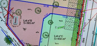 Terrain à Saint-Félix-de-Lodez en Hérault (34) de 365 m² à vendre au prix de 119000€ - 1