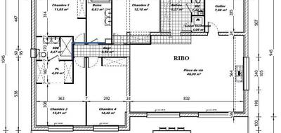 Terrain et maison à Puy-Saint-Martin en Drôme (26) de 133 m² à vendre au prix de 419000€ - 4