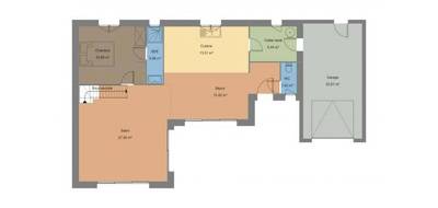 Terrain et maison à Ploemel en Morbihan (56) de 117 m² à vendre au prix de 390500€ - 4