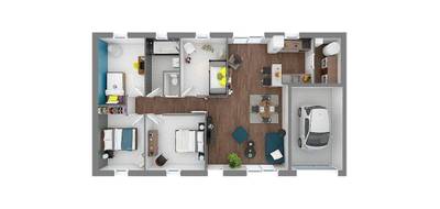 Terrain et maison à Nantilly en Haute-Saône (70) de 91 m² à vendre au prix de 42000€ - 4