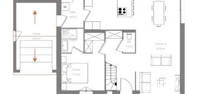 Terrain et maison à Saint-Août en Indre (36) de 110 m² à vendre au prix de 265800€ - 3