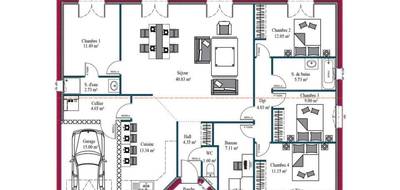 Terrain et maison à Ciré-d'Aunis en Charente-Maritime (17) de 128 m² à vendre au prix de 247422€ - 4