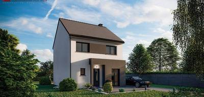 Terrain et maison à Saint-Didier-des-Bois en Eure (27) de 88 m² à vendre au prix de 206081€ - 1