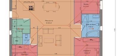 Terrain et maison à Saint-Révérend en Vendée (85) de 100 m² à vendre au prix de 293000€ - 2