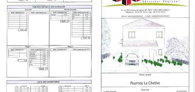 Terrain et maison à Pournoy-la-Chétive en Moselle (57) de 90 m² à vendre au prix de 299000€ - 1