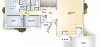 Terrain et maison à Notre-Dame-de-Londres en Hérault (34) de 120 m² à vendre au prix de 456300€ - 4