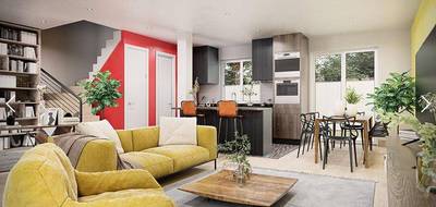 Terrain et maison à Montévrain en Seine-et-Marne (77) de 102 m² à vendre au prix de 594500€ - 3
