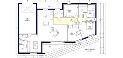 Terrain et maison à Saint-Sulpice-les-Feuilles en Haute-Vienne (87) de 137 m² à vendre au prix de 318300€ - 2