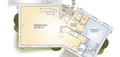 Terrain et maison à Montaud en Hérault (34) de 100 m² à vendre au prix de 476400€ - 4