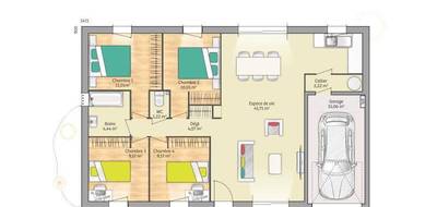 Terrain et maison à Boulleville en Eure (27) de 93 m² à vendre au prix de 218029€ - 4