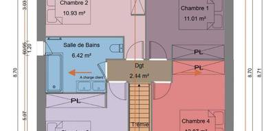 Terrain et maison à Rumilly en Haute-Savoie (74) de 113 m² à vendre au prix de 369900€ - 3