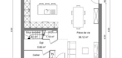 Terrain et maison à Roucourt en Nord (59) de 100 m² à vendre au prix de 205000€ - 4