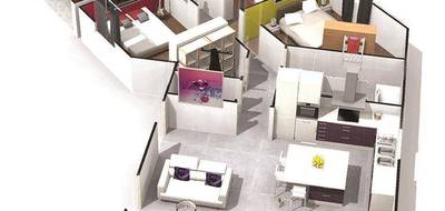 Terrain et maison à Marboz en Ain (01) de 110 m² à vendre au prix de 324000€ - 3