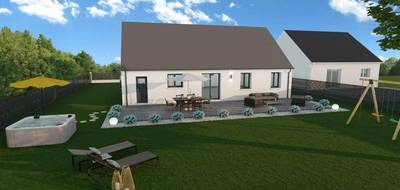 Terrain et maison à Sonzay en Indre-et-Loire (37) de 89 m² à vendre au prix de 229900€ - 2