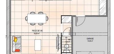 Terrain et maison à La Breille-les-Pins en Maine-et-Loire (49) de 87 m² à vendre au prix de 244000€ - 4