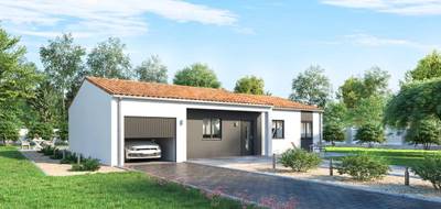 Terrain et maison à Bournezeau en Vendée (85) de 68 m² à vendre au prix de 162573€ - 1