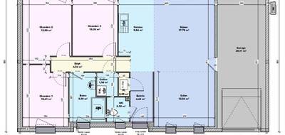 Terrain et maison à Seclin en Nord (59) de 93 m² à vendre au prix de 282141€ - 3