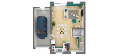 Terrain et maison à Loivre en Marne (51) de 79 m² à vendre au prix de 229602€ - 3