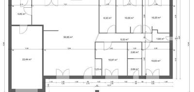 Terrain et maison à Aubigné-Racan en Sarthe (72) de 74 m² à vendre au prix de 189000€ - 4