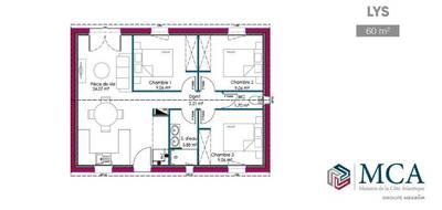 Terrain et maison à Layrac en Lot-et-Garonne (47) de 65 m² à vendre au prix de 171500€ - 4