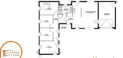 Terrain et maison à Audeux en Doubs (25) de 111 m² à vendre au prix de 302100€ - 4