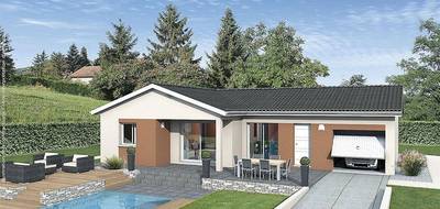 Terrain et maison à Tournus en Saône-et-Loire (71) de 83 m² à vendre au prix de 169316€ - 2
