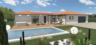 Terrain et maison à Polliat en Ain (01) de 135 m² à vendre au prix de 445000€ - 1
