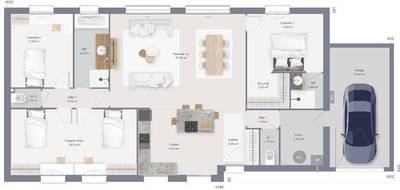 Terrain et maison à Alizay en Eure (27) de 120 m² à vendre au prix de 301800€ - 4
