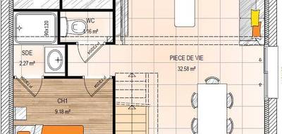 Terrain et maison à Morannes sur Sarthe-Daumeray en Maine-et-Loire (49) de 75 m² à vendre au prix de 184000€ - 4