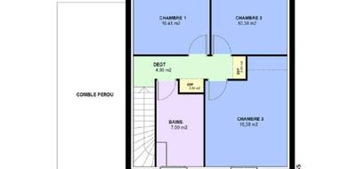 Terrain et maison à Luppy en Moselle (57) de 101 m² à vendre au prix de 249900€ - 4