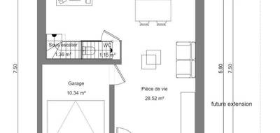 Terrain et maison à Trévron en Côtes-d'Armor (22) de 70 m² à vendre au prix de 170200€ - 4