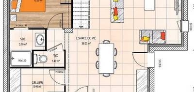 Terrain et maison à Grez-Neuville en Maine-et-Loire (49) de 105 m² à vendre au prix de 312000€ - 4