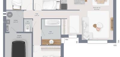 Terrain et maison à Saint-Lyé en Aube (10) de 85 m² à vendre au prix de 209680€ - 4